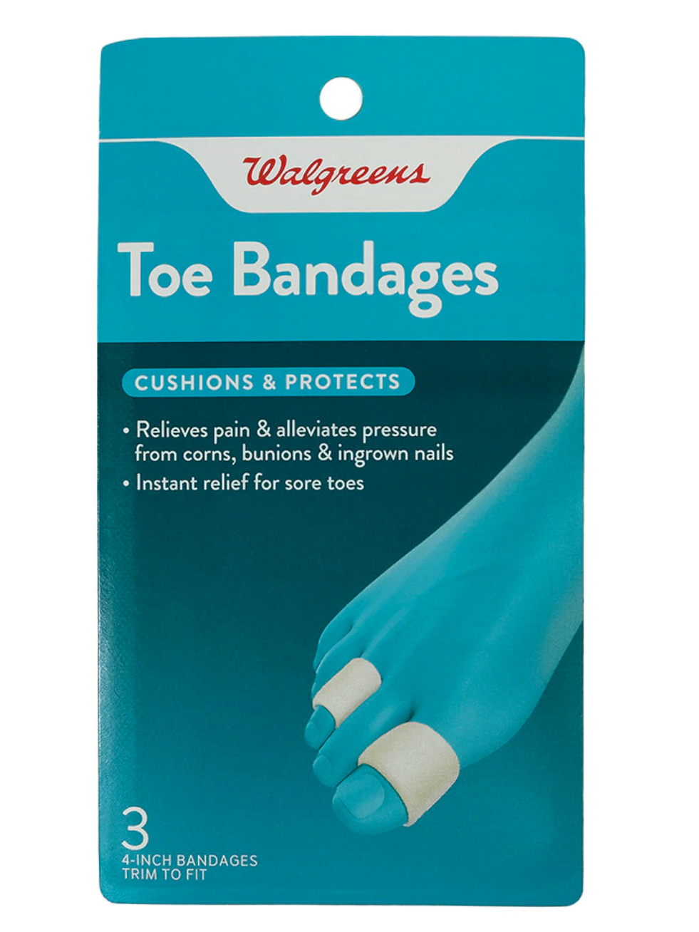 Walgreens Toe Bandage Marshall & Bruce Printing Co.